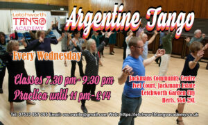 Tango Classes & Practica in Letchworth 2024 @ Jackmans Community Centre